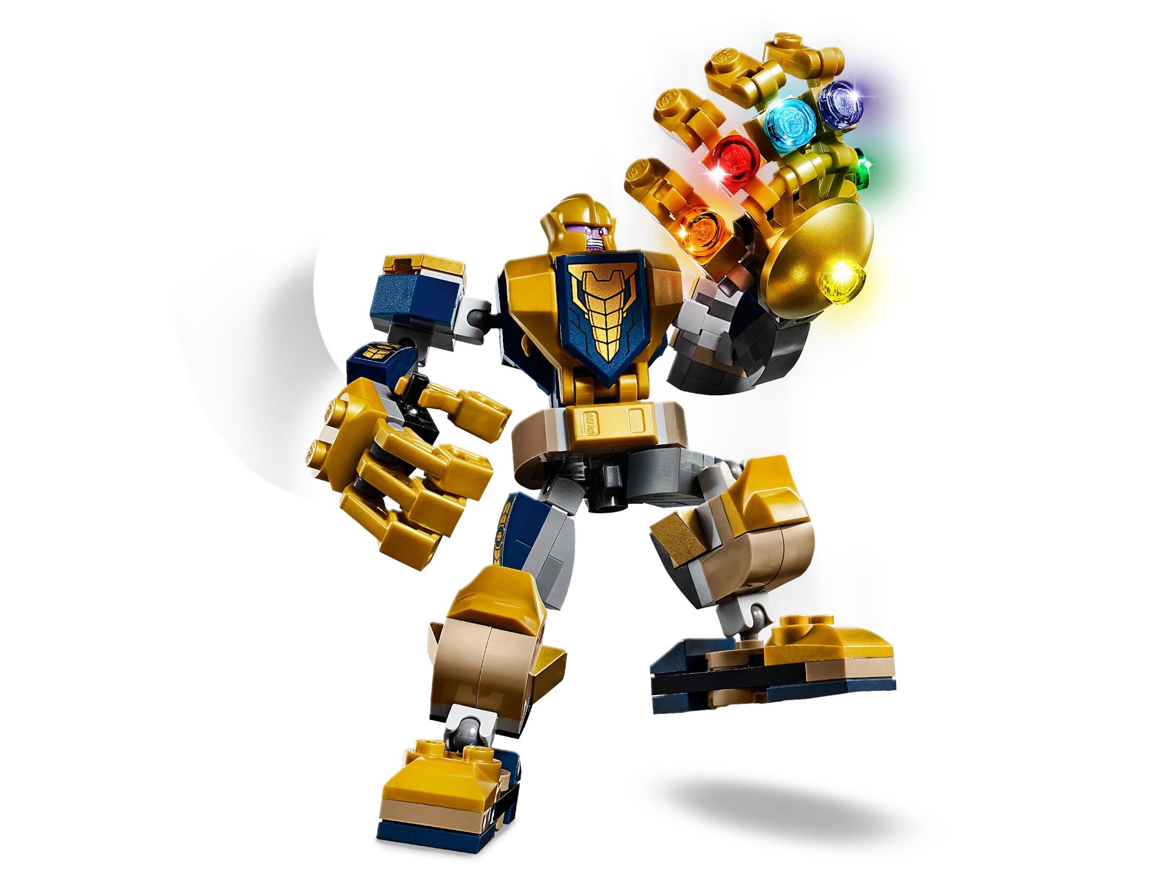 lego super heroes marvel avengers thanos mech set