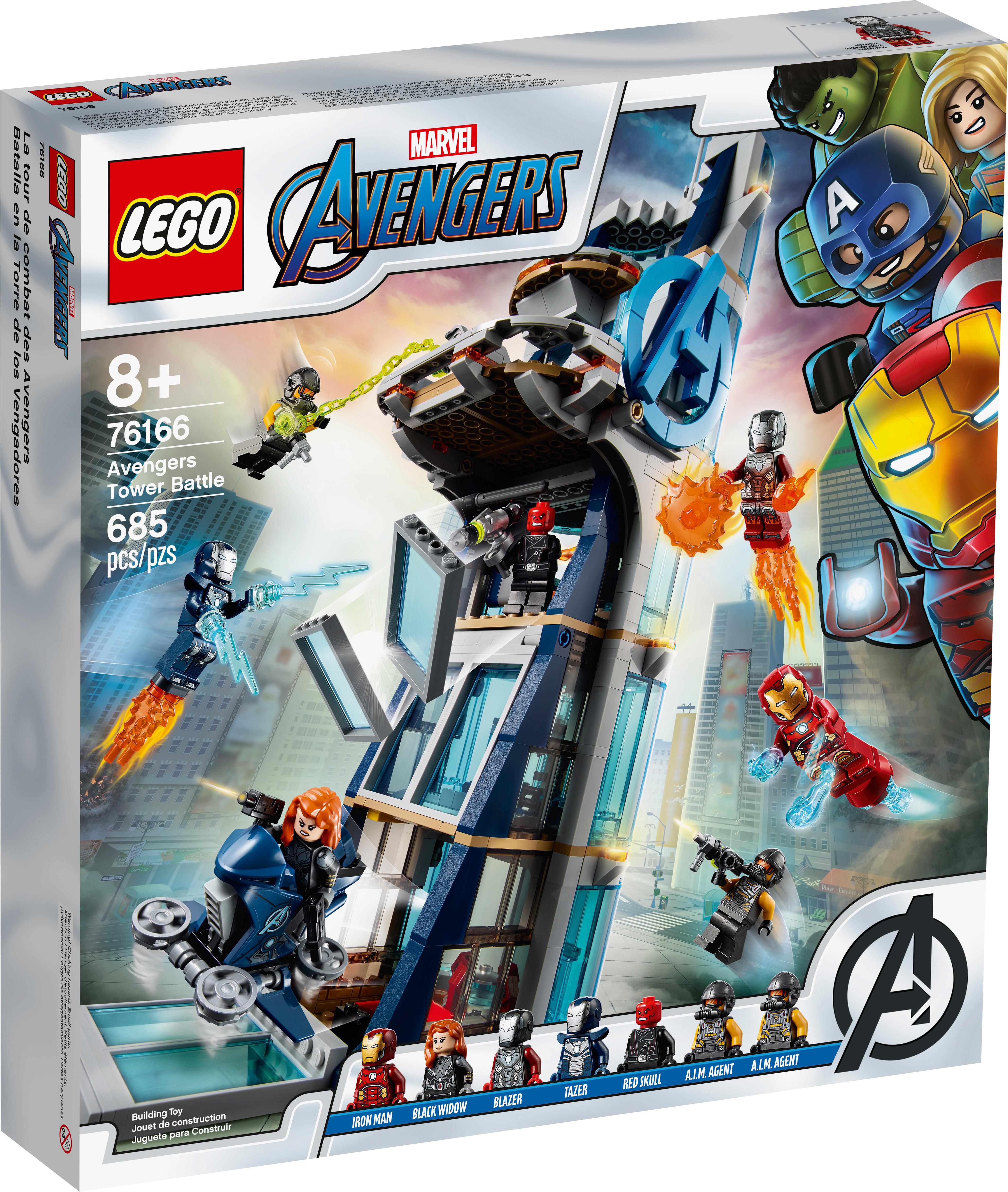 lego avengers tower big