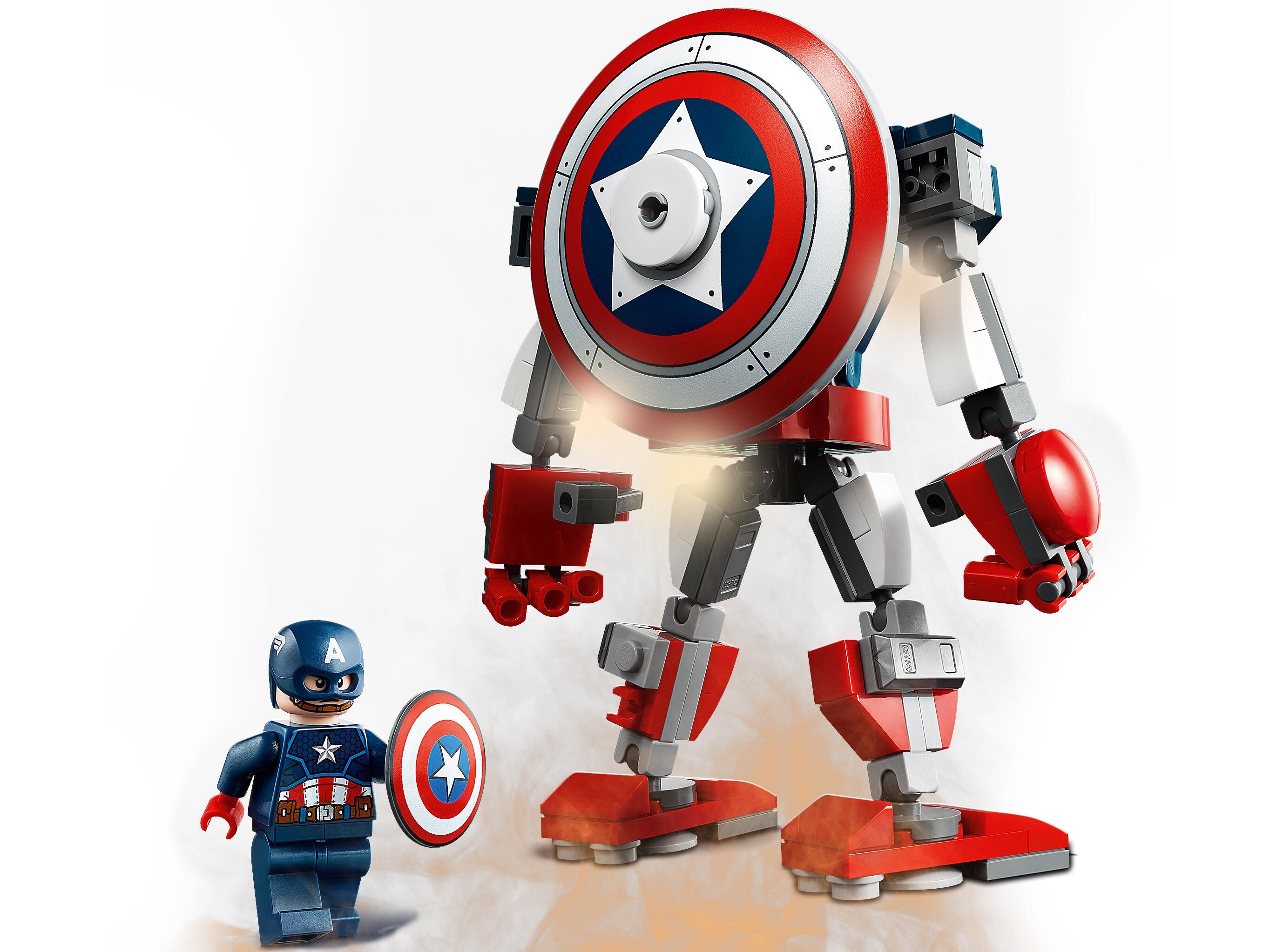 lego captain america robot