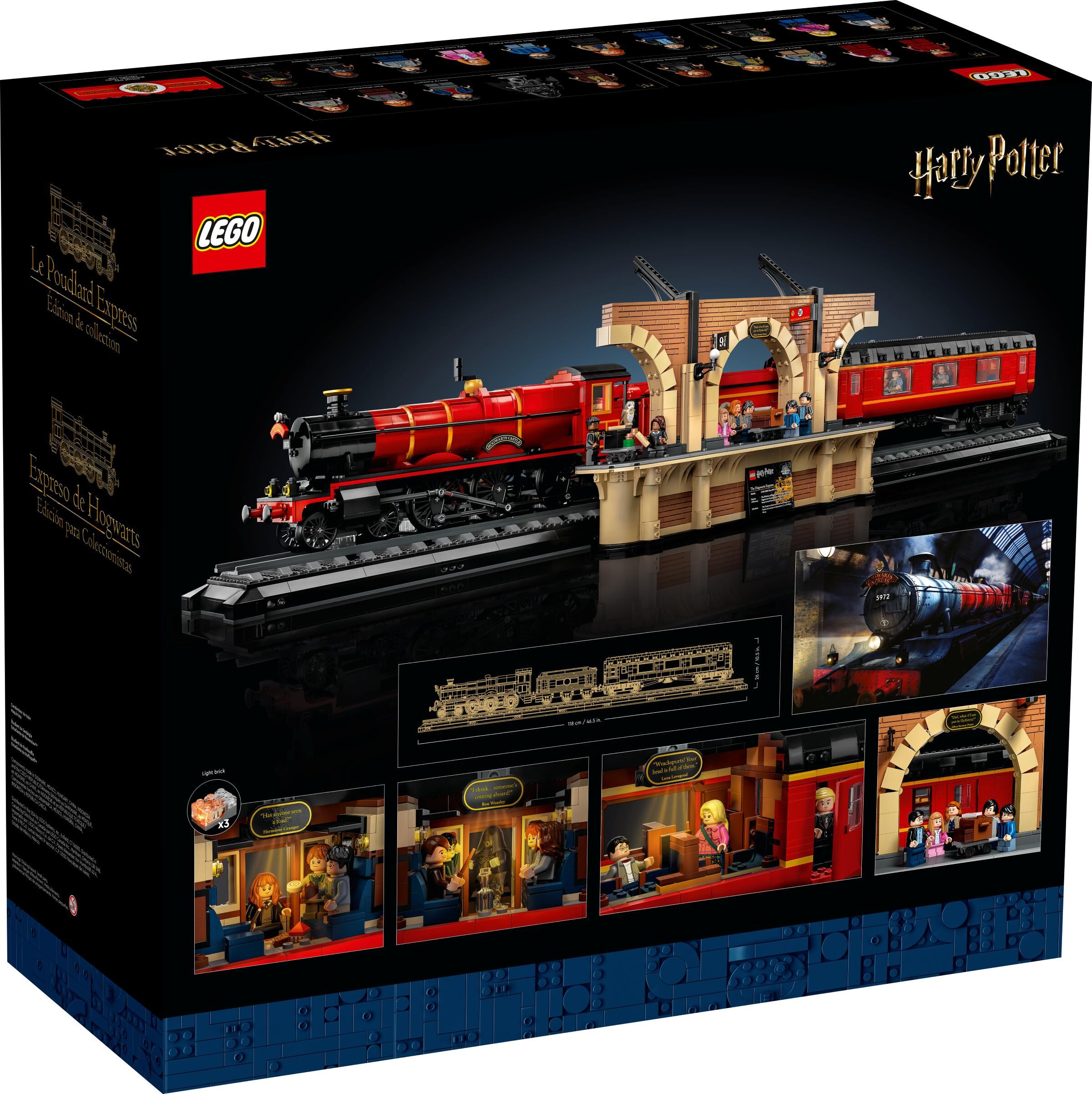 LEGO 75955 Harry Potter Hogwarts Express Train Toy, Wizarding World Fan  Gift, Building Sets for Kids 